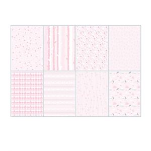 Blocco Carta Scrap Rosa Chiaro 21×29,7 cm (A4) ‘